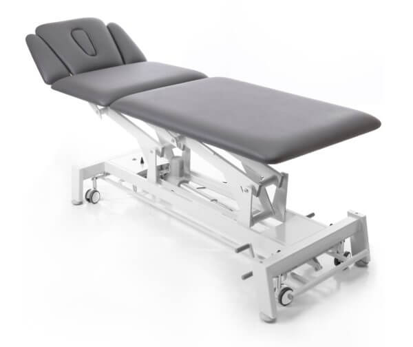 Electrische massagetafel “Prestige” 5 segmenten, 4 wielen | demassagetafel-specialist.nl
