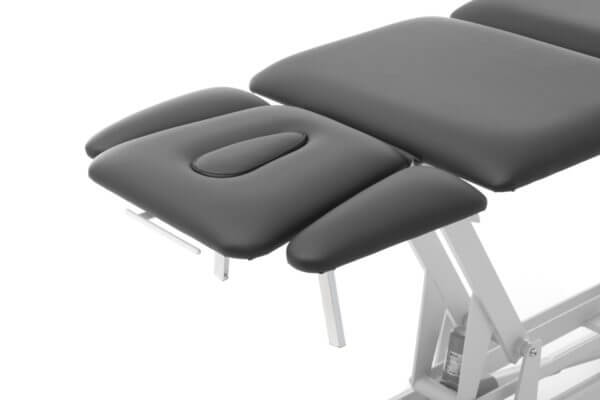 Detail hoofdsteun electrische massagetafel | demassagetafel-specialist.nl