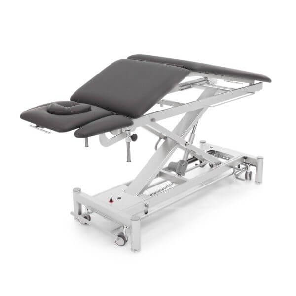 Electrische massagetafel “Jaguar” 5 segmenten, 4 wielen | demassagetafel-specialist.nl